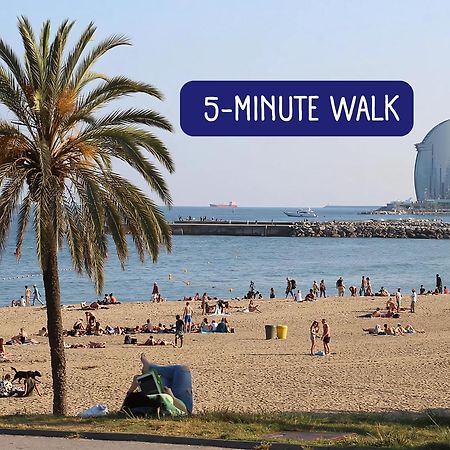 Taulat Loft L Poblenou Beach L Self Check In L Terrace Penthouse Barcelona Exterior photo